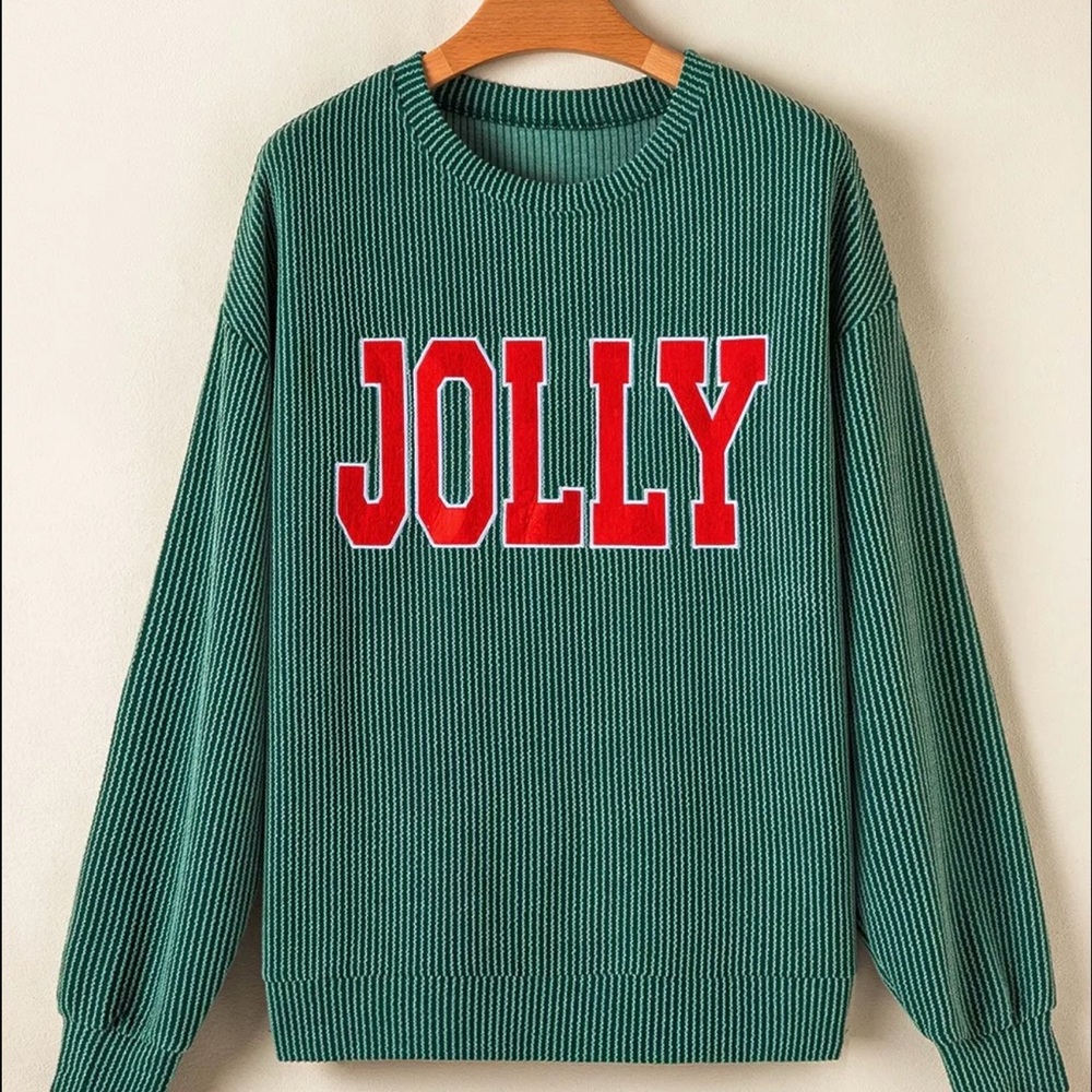 Jolly Green Crew Neck Sweater